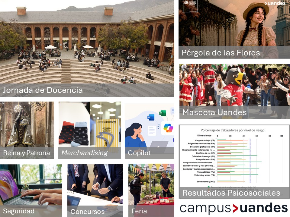 Imágenes de eventos y actividades de Conectados Uandes en 2026.